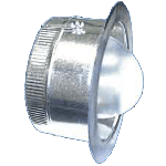 Air Tite Collar w/Damper, 5"