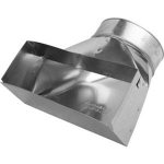 Straight Register Boot, #601P, 12 x 4 x 6 "