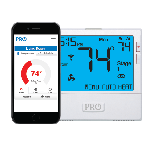 Pro1, 3 Ht/2Cl, HP, 7 Day Prgrm, 6" Disp, Wi-Fi, Auto-Chngovr Therm