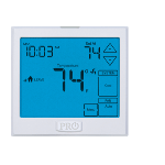 Pro 1, 7 Day, 5/1/1 Program, 1Ht/1Cl, 13" Square Display Thermostat